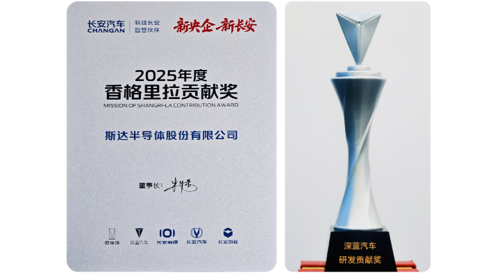 斯達半導體獲長安汽車雙項大獎 助力新能源汽車產業高質量發展